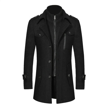PrestigeCoat™ – Eleganter Herren Wintermantel mit Premium-Wärmeisolierung