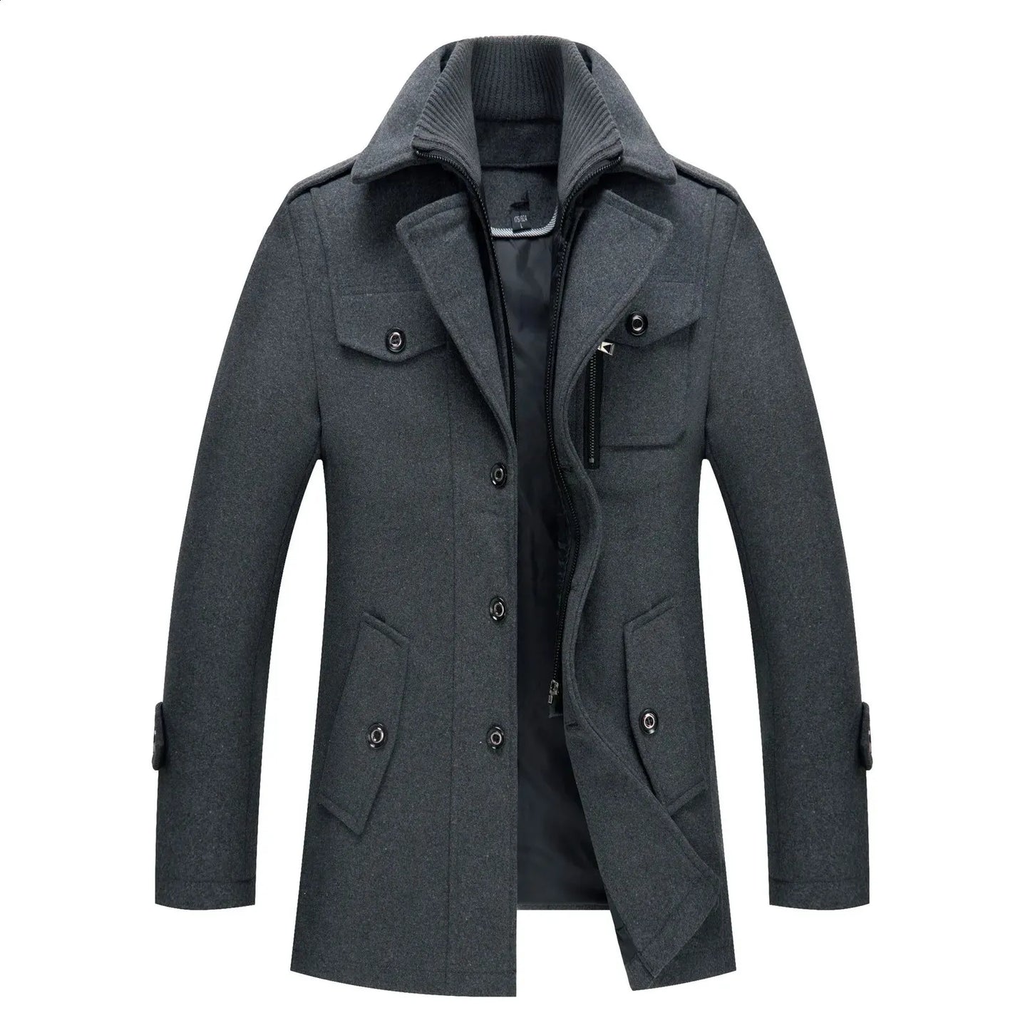 PrestigeCoat™ – Eleganter Herren Wintermantel mit Premium-Wärmeisolierung
