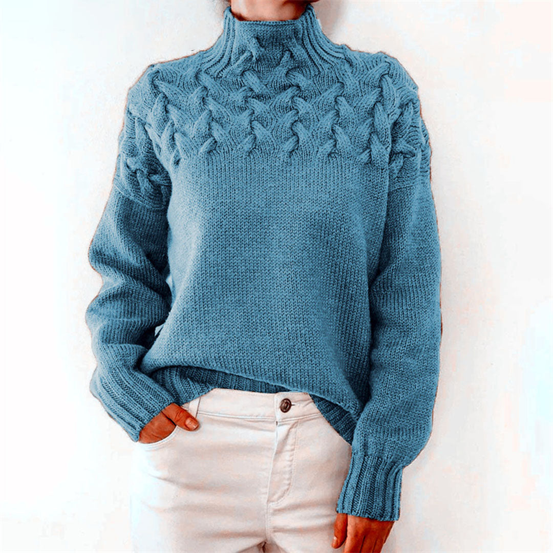 Pullover Strick Damen Mit Rollkragen | Bequem & Stilvoll