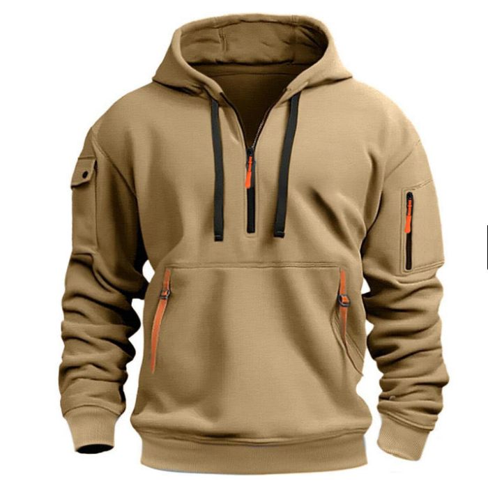 Pullover mit Halb-Reißverschluss - Isaac
