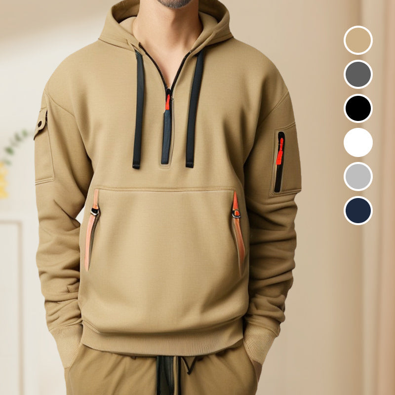 Pullover mit Halb-Reißverschluss - Isaac