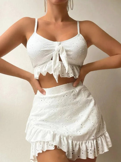 PureCharm™ – Rüschen Bikini Set für stilvolle Sommertage