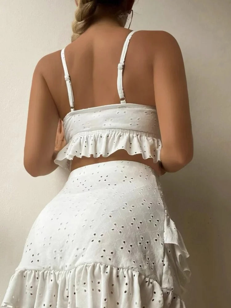 PureCharm™ – Rüschen Bikini Set für stilvolle Sommertage