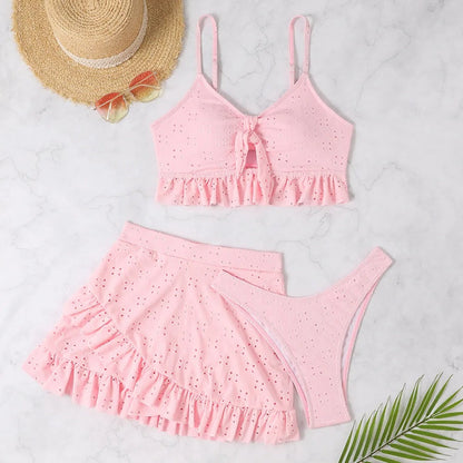 PureCharm™ – Rüschen Bikini Set für stilvolle Sommertage