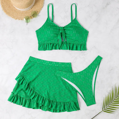 PureCharm™ – Rüschen Bikini Set für stilvolle Sommertage