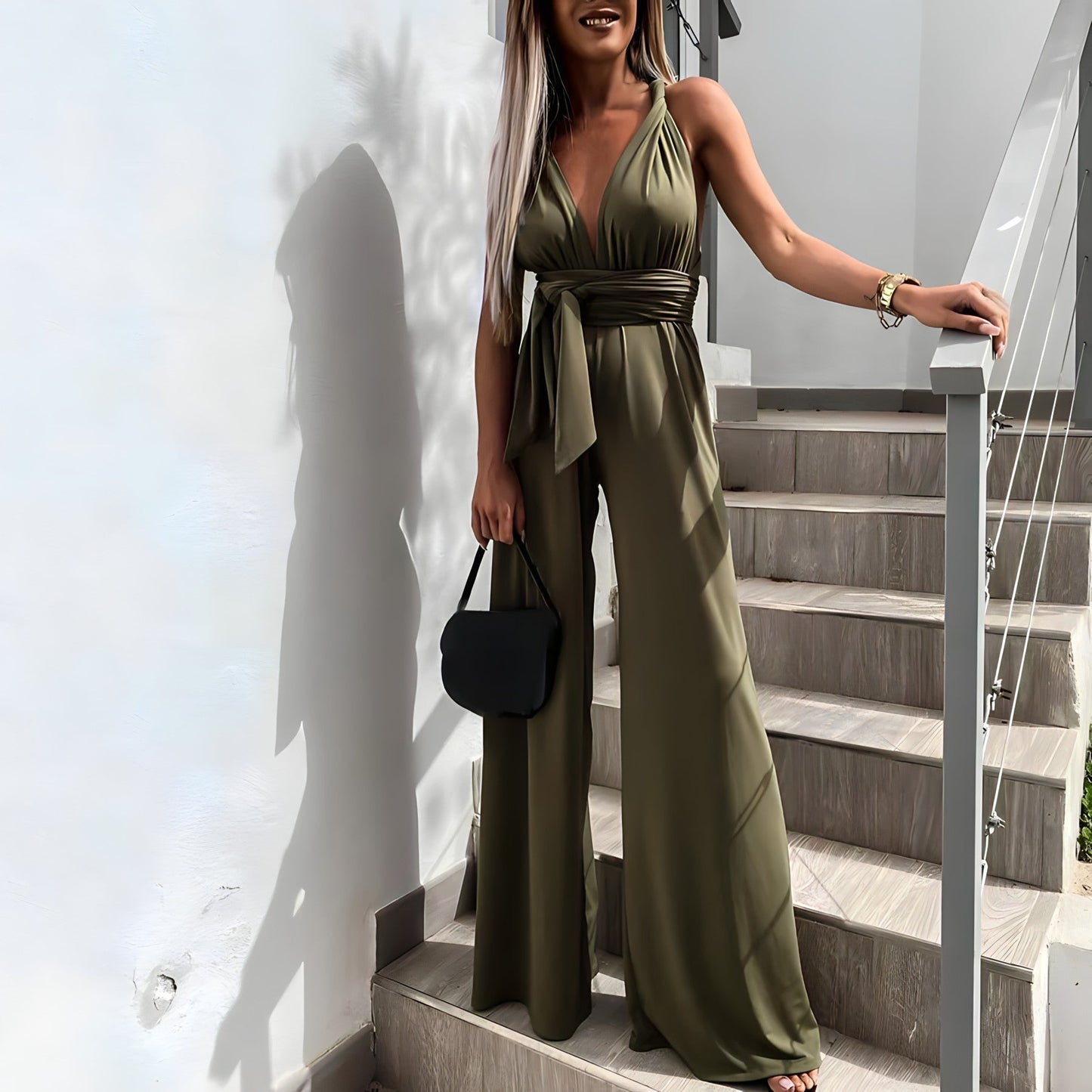 Quintina Damen-Sommerjumpsuit