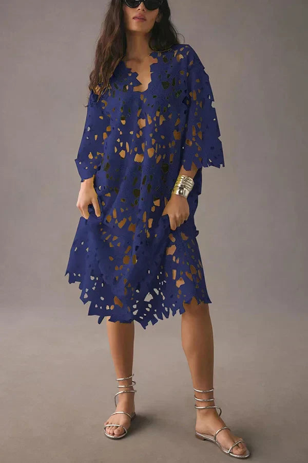 Rachel – Häkelkleid mit floralen Spitzen