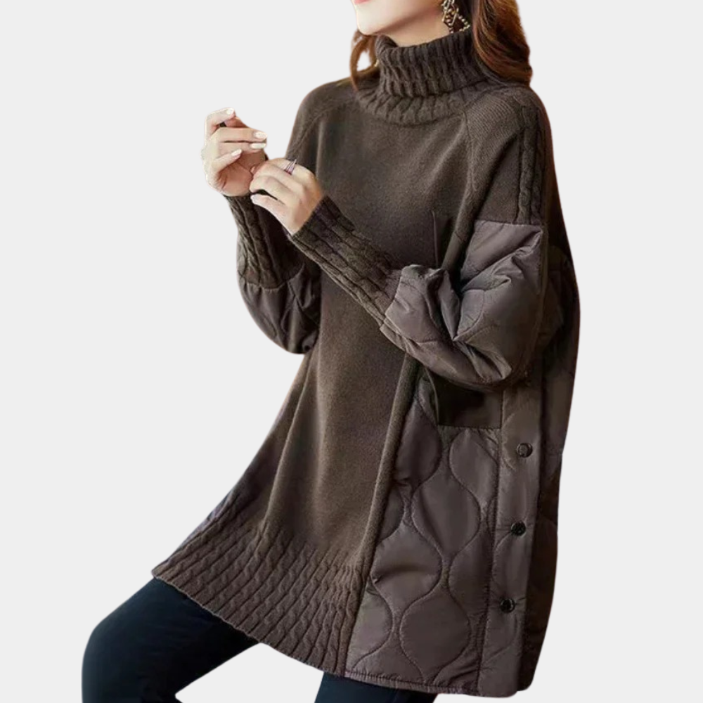 Raffinierter Damen-Rollkragenpullover für eleganten Stil