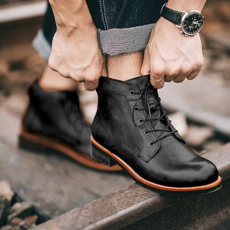 Realm Herren Lederstiefel