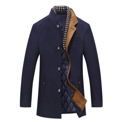 RegalWool™ – Eleganter HerrenWollmantel für Winter