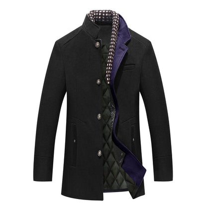 RegalWool™ – Eleganter HerrenWollmantel für Winter