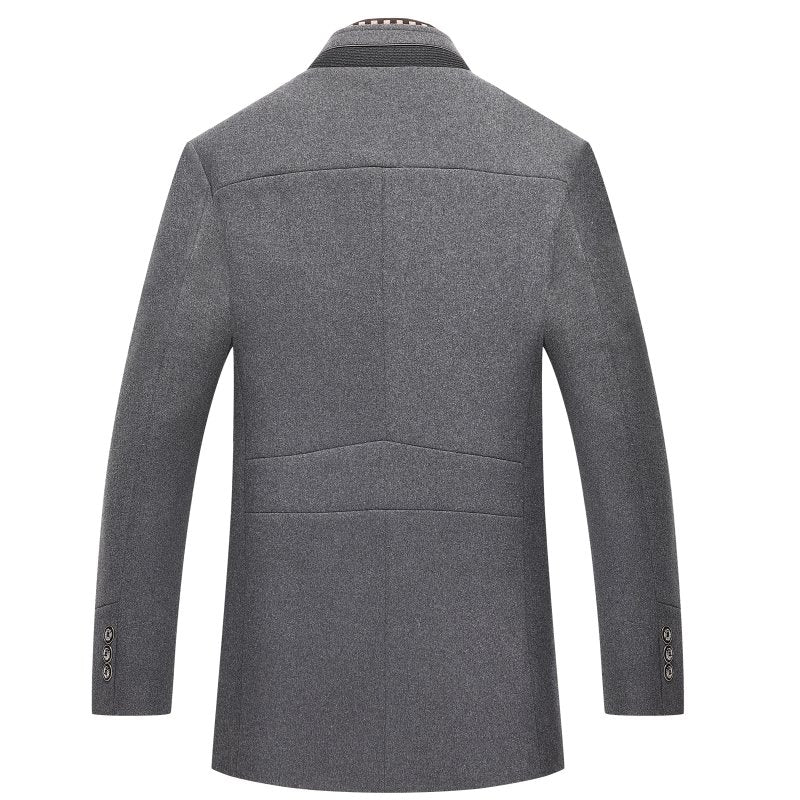 RegalWool™ – Eleganter HerrenWollmantel für Winter