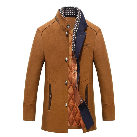 RegalWool™ – Eleganter HerrenWollmantel für Winter