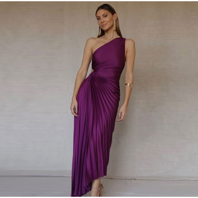 Regina™ – Damen Satin Kleid für Festliche Anlässe Elegante Passform