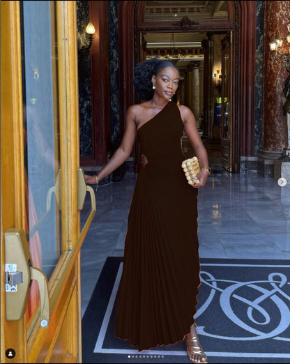 Regina™ – Damen Satin Kleid für Festliche Anlässe Elegante Passform