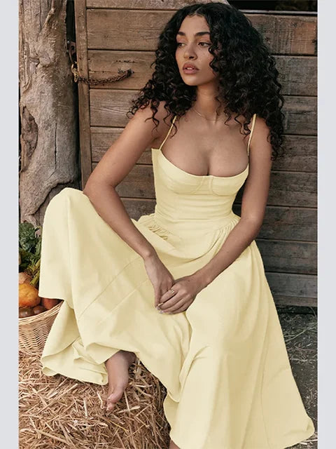 Variant image for Alora™ – Damen Maxikleid Sommer Off-Shoulder Stil Bequem & Elegant-33