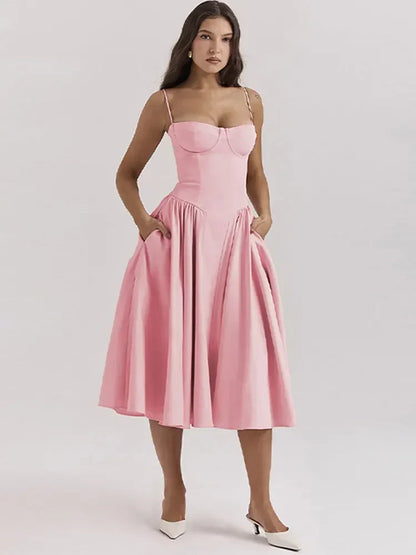 Alora™ – Damen Maxikleid Sommer Off-Shoulder Stil Bequem & Elegant
