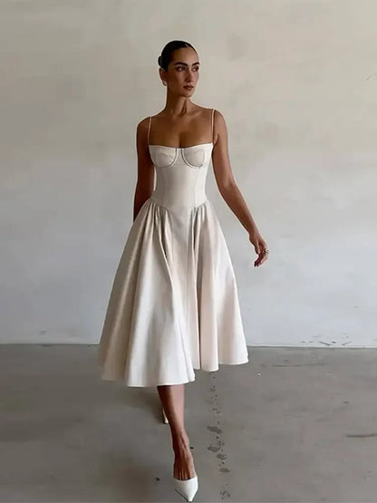 Alora™ – Damen Maxikleid Sommer Off-Shoulder Stil Bequem & Elegant