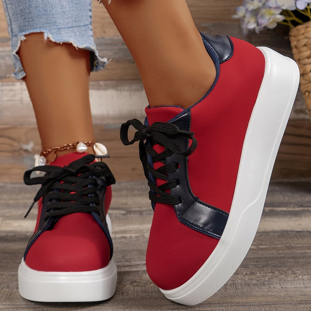 RetroFlex™ – Damen Sneakers mit Retro Flair für Alltag und Sport