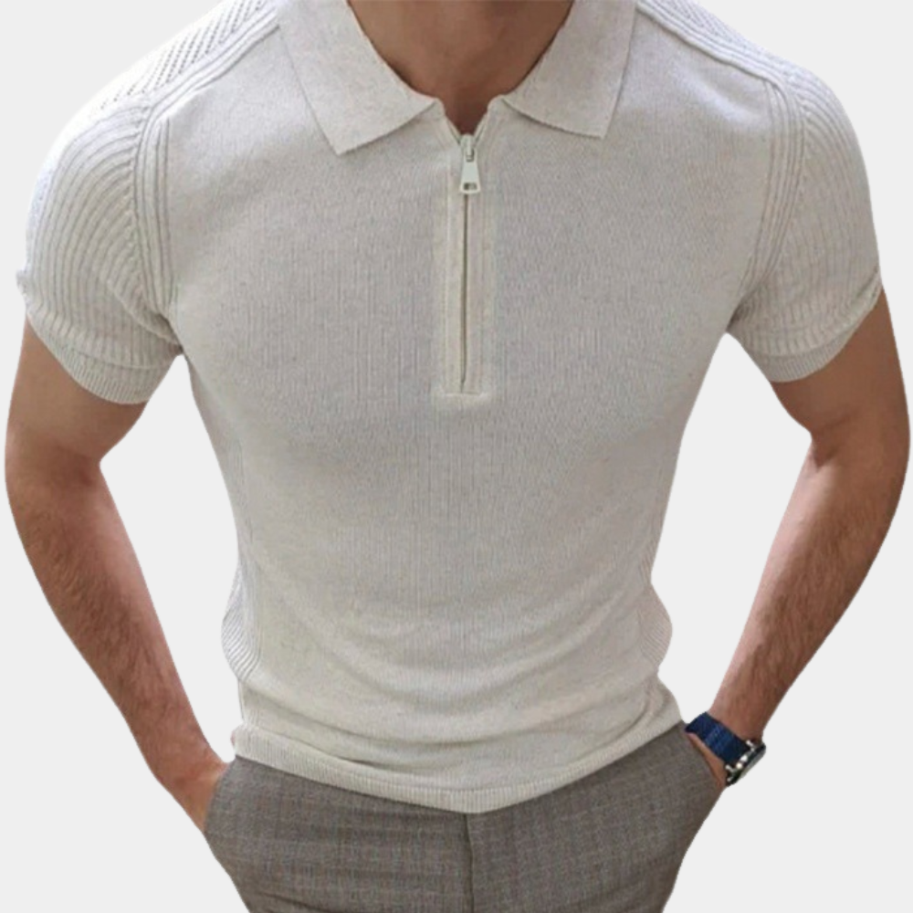Richard Herren Poloshirt mit Zipper