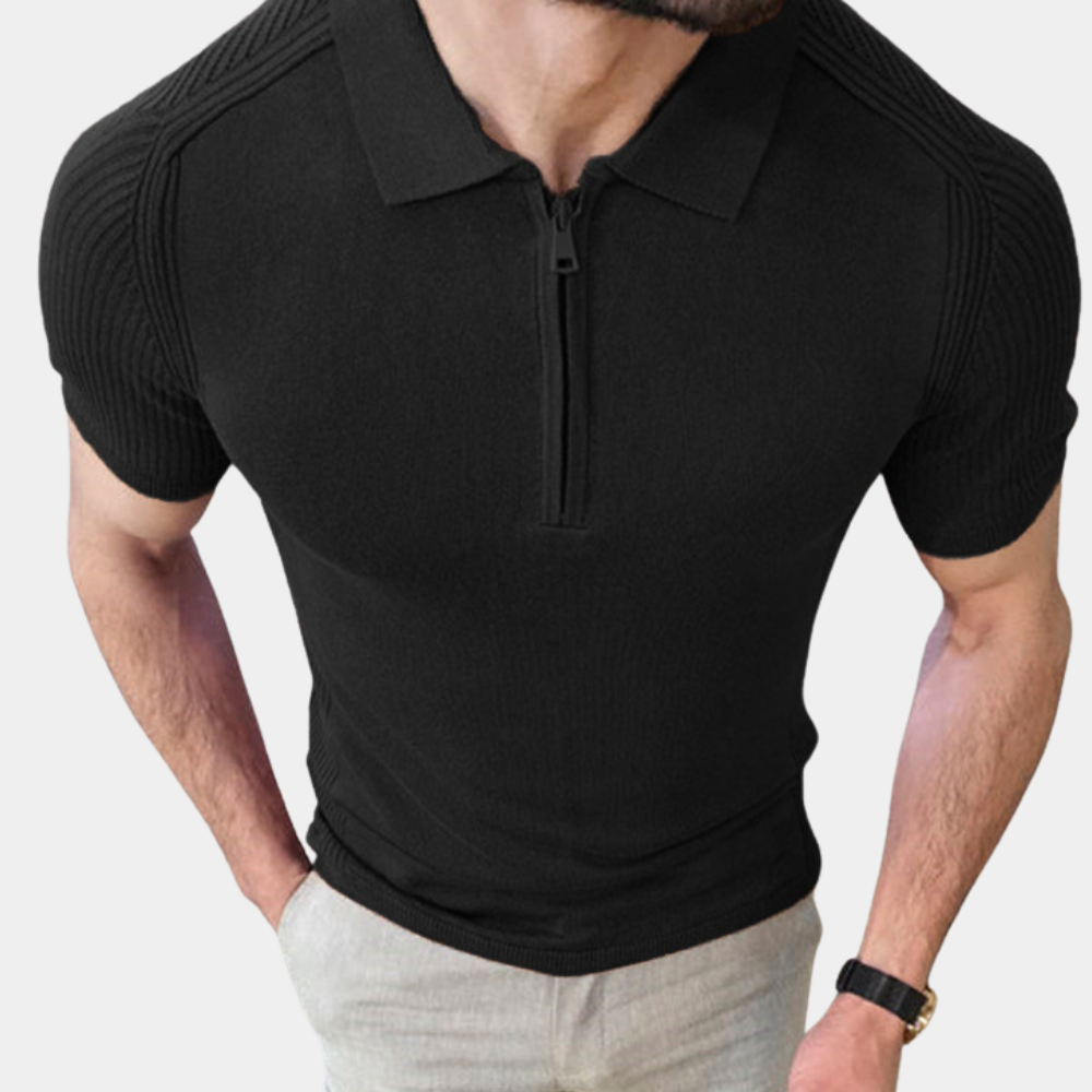 Richard Herren Poloshirt mit Zipper