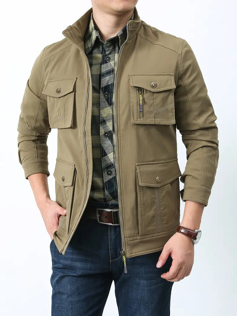 Robuste und wetterfeste Herren Outdoor Jacke aus Nylon