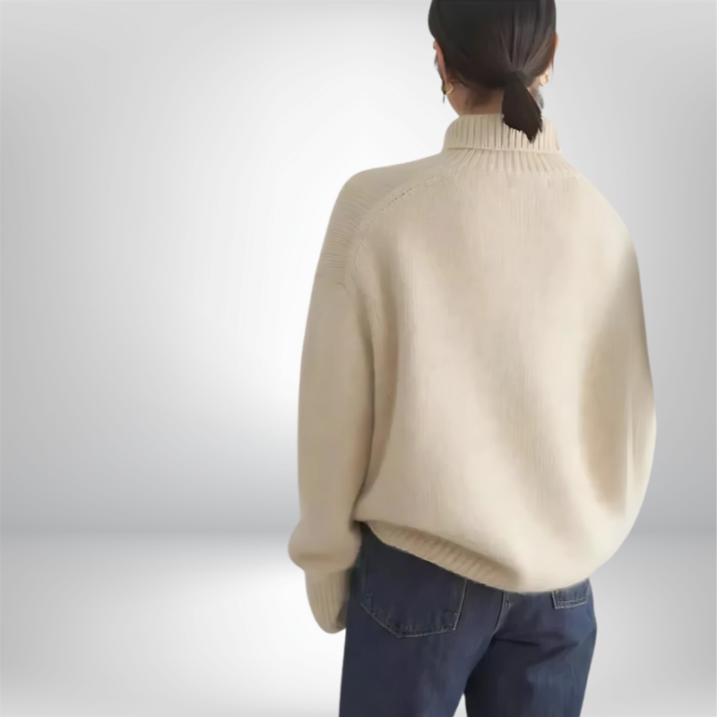 Rollkragen Pullover Damen Langarm | Klassisch & Bequem