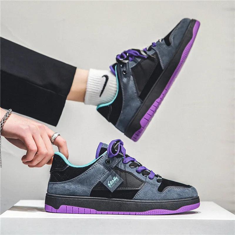 Ryler Skate Schuhe: Low-Top mit farblich abgesetzten Schnürsenkeln