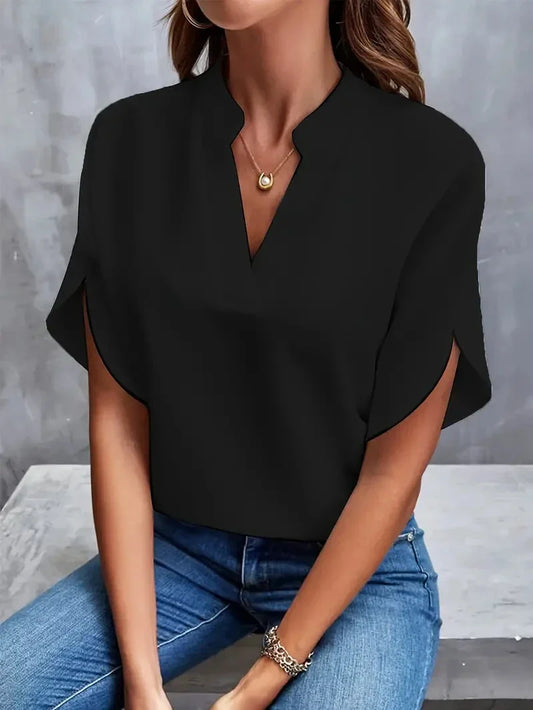Ortrud™ – Luxuriöse Frauen Elegante Chiffonbluse