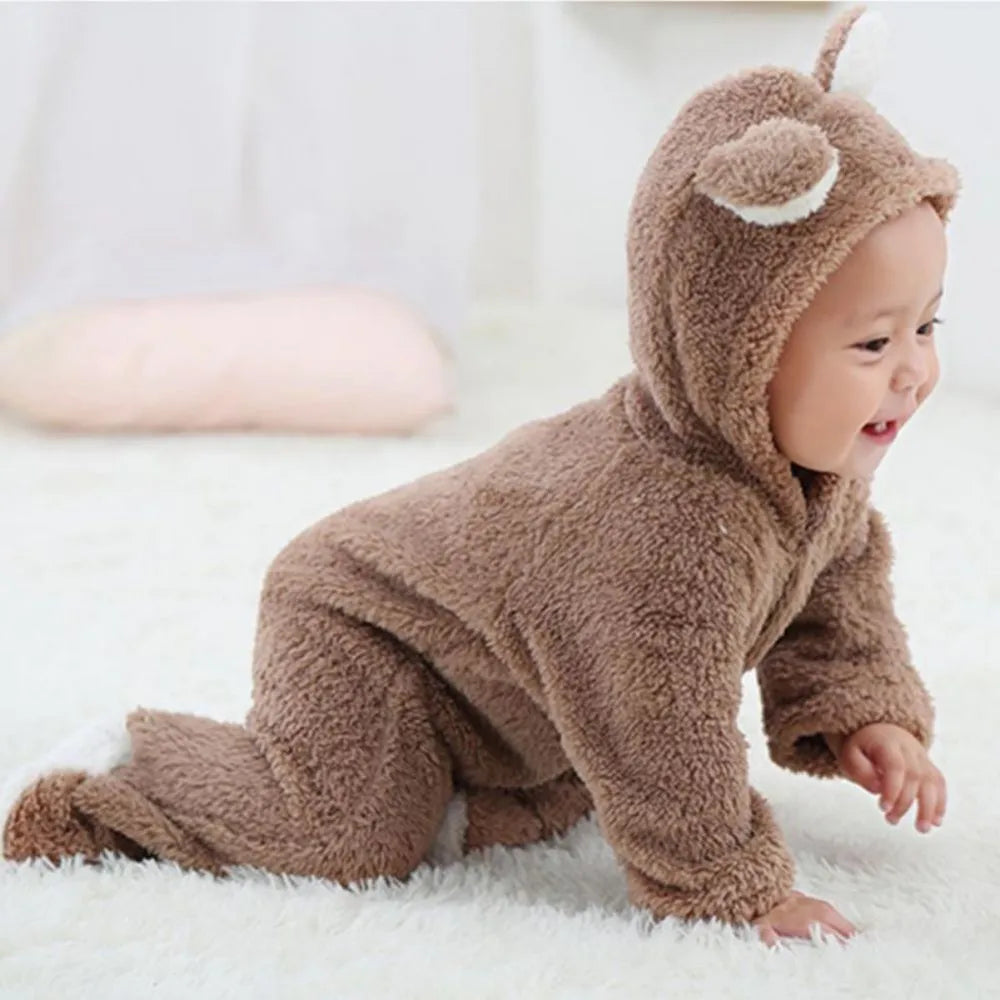 Babystrampler Fleece Warm Neugeborene Soft