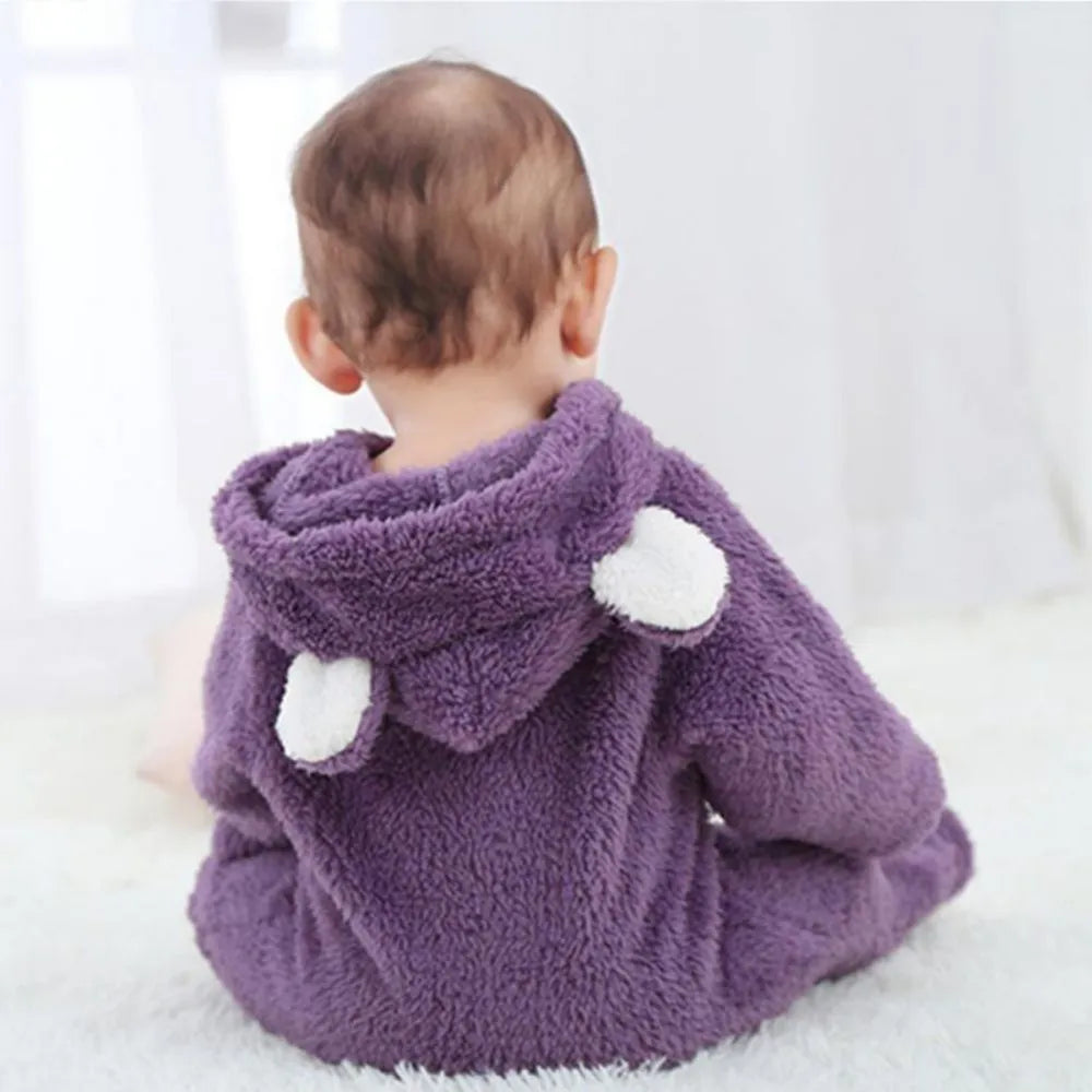 Babystrampler Fleece Warm Neugeborene Soft