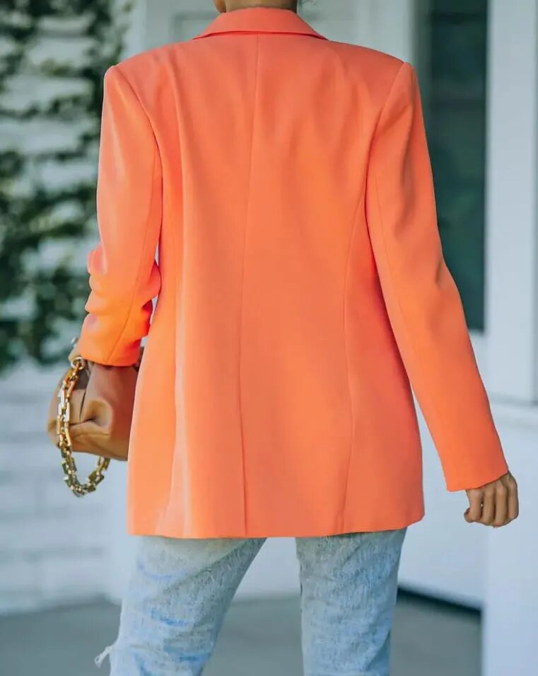 Damen Blazer Stilvoll Modern Schnitt