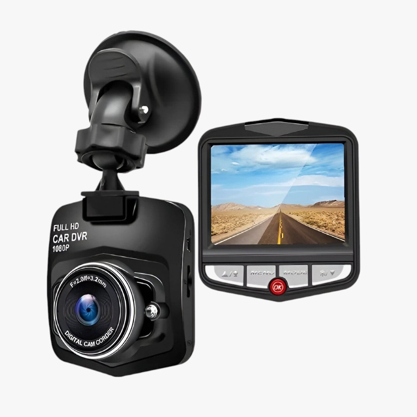 HD Dashcam 1080p Kompakt mit Nachtsicht
