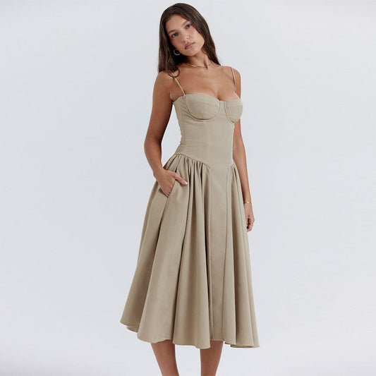 GlamourDress™ – Damen Festliches Kleid mit Verführerischem Rückenausschnitt 1