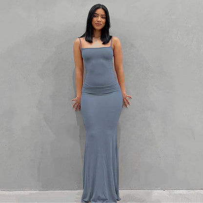 GlamourDress™ – Damen Abendkleid mit Spaghetti-Trägern Eleganter Maxi-Stil 4