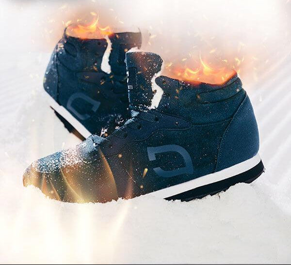 Herren Schneestiefel Warm Isoliert Winterstiefel