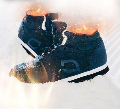 Herren Schneestiefel Warm Isoliert Winterstiefel
