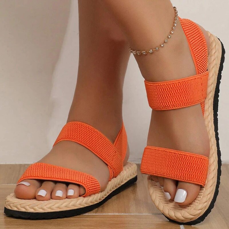 STELLA – Orthopädische Sandalen mit flacher Sohle