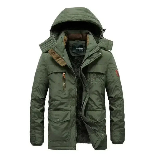 FrostGuard™ Herren Winterparkaa – Warm, Winddicht & Wasserdicht!