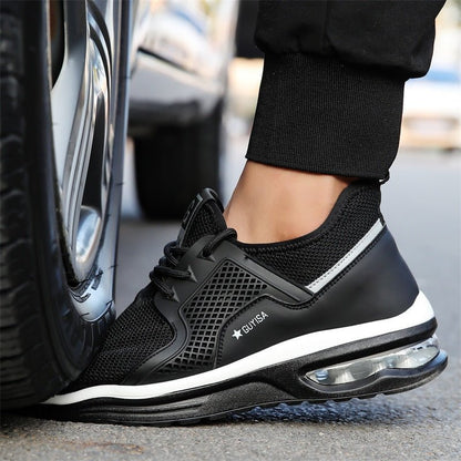 SafeStep™ Arbeitsschuhe – Orthopädische Sicherheitsschuhe mit Stahlkappe