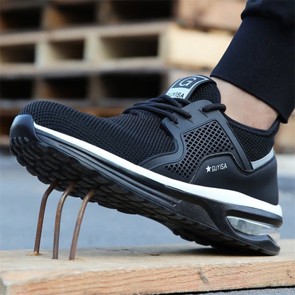 SafeStep™ Arbeitsschuhe – Orthopädische Sicherheitsschuhe mit Stahlkappe