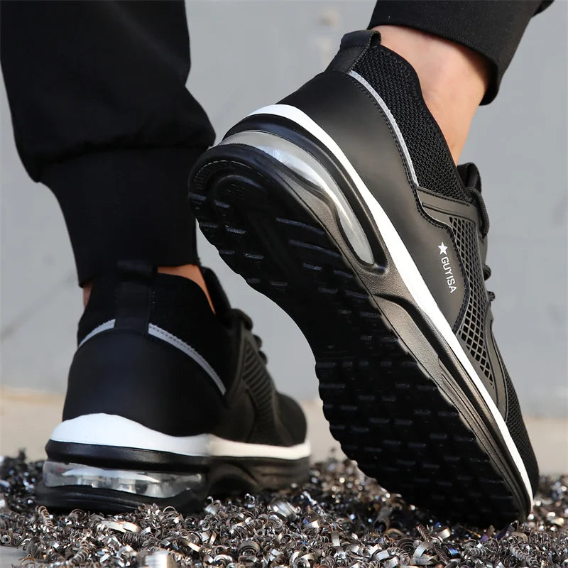 SafeStep™ Arbeitsschuhe – Orthopädische Sicherheitsschuhe mit Stahlkappe
