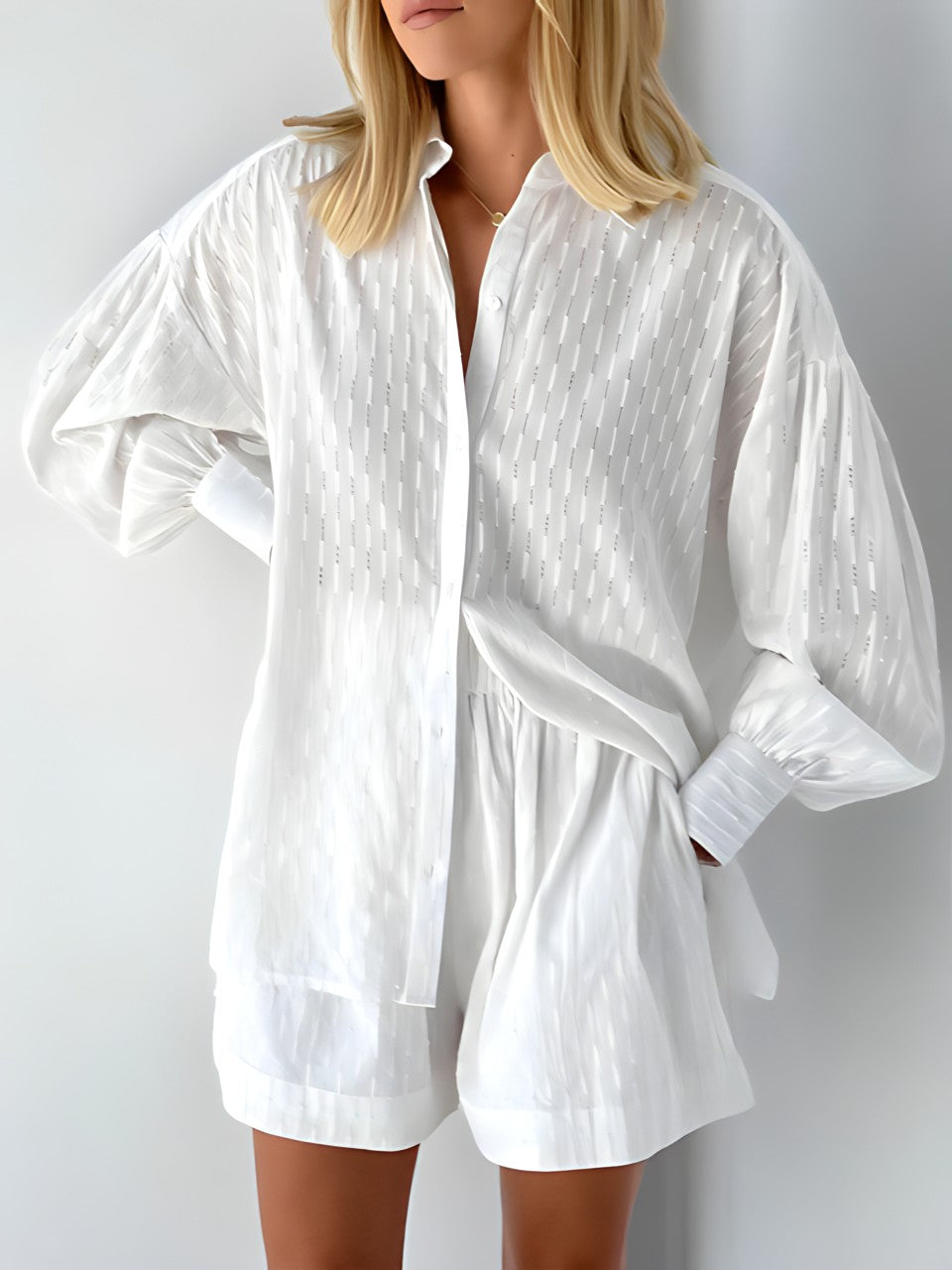 Leichter Damen Sommeranzug Modern - Elarova