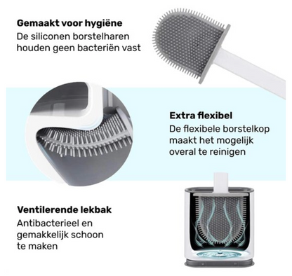 Toilettenbürste Silikon FlexiClean Einfach Reinigen Hygienisch