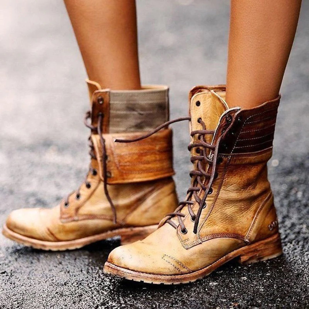 Schicke Lederstiefel Sabina