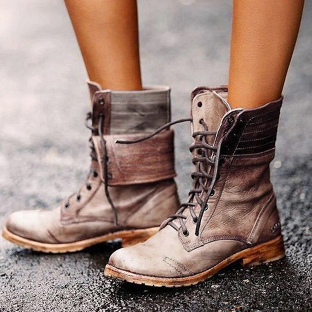 Schicke Lederstiefel Sabina