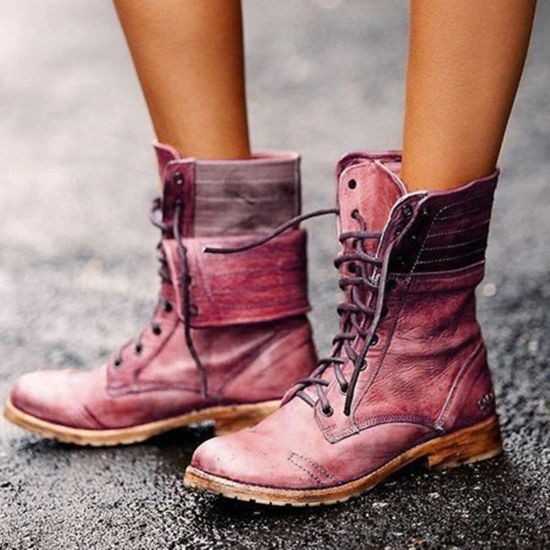 Schicke Lederstiefel Sabina