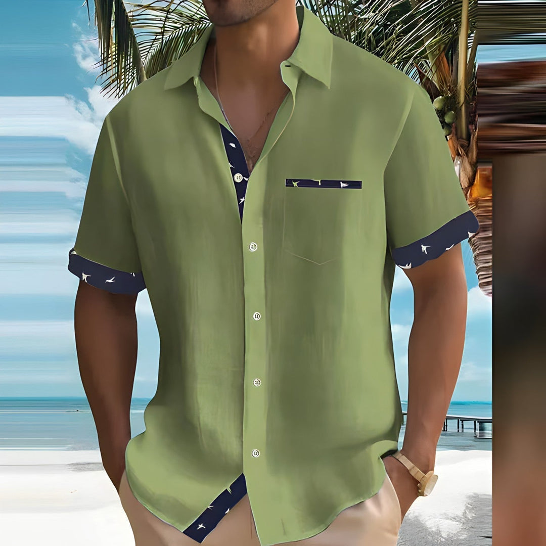 Schicke hawaiianische Sommerbluse - Elmaro