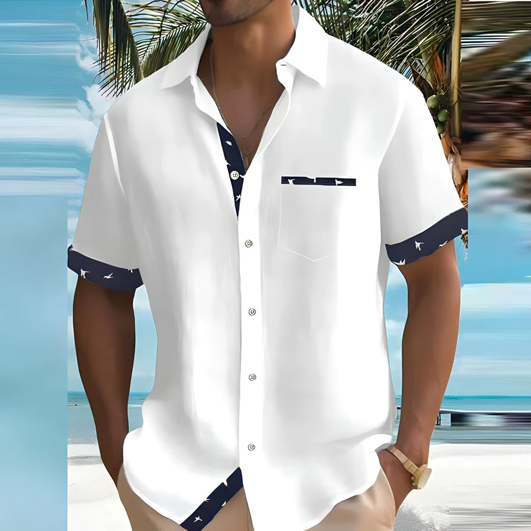 Schicke hawaiianische Sommerbluse - Elmaro