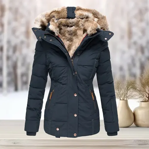 Schlichtes, stilvolles Winterkleid von Elarova